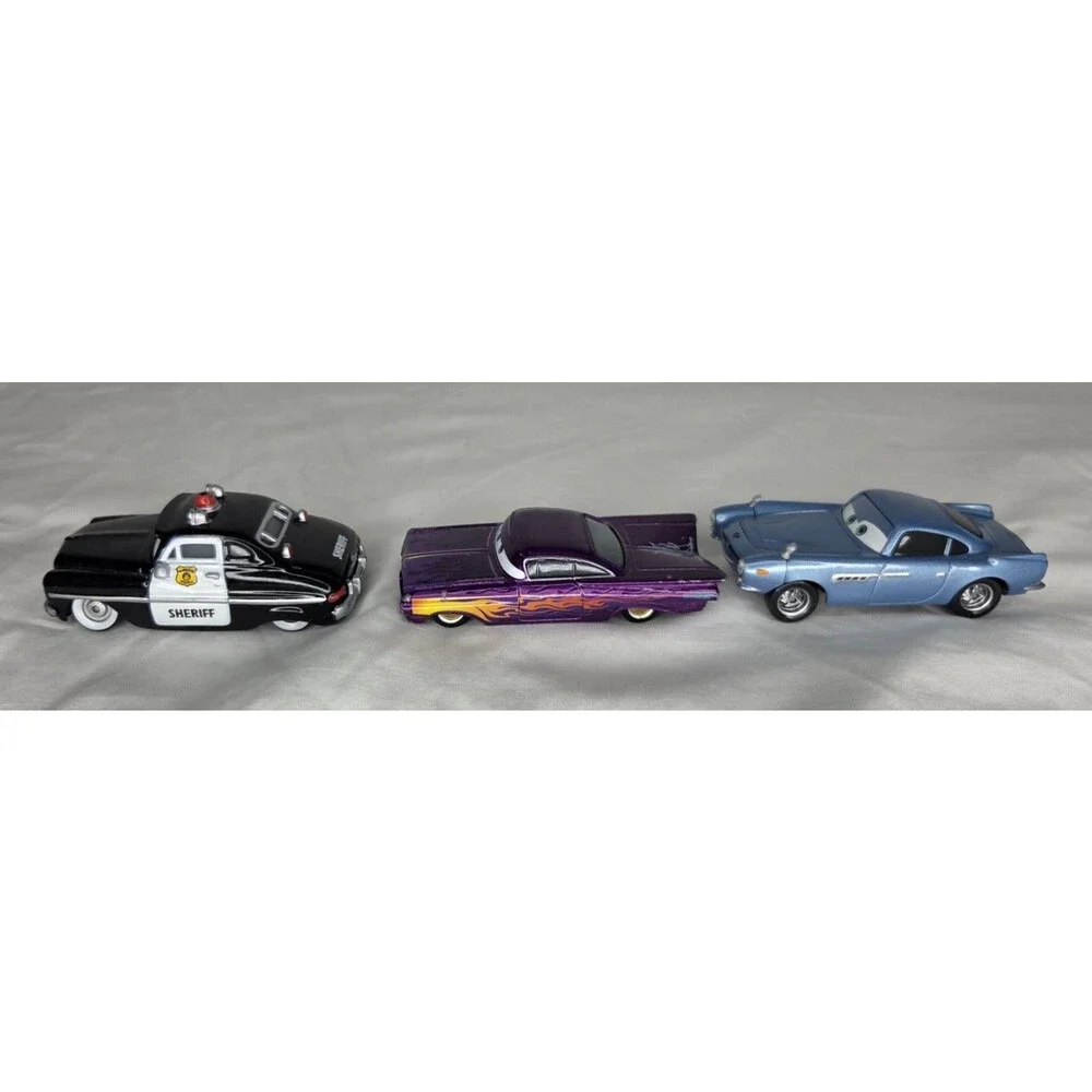 Disney Pixar Cars Diecast Lot of 12 Mattel Metal Vehicles McQueen Bruce Miller